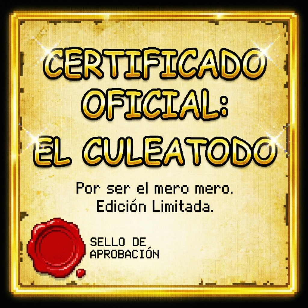 Certificado Culeatodo